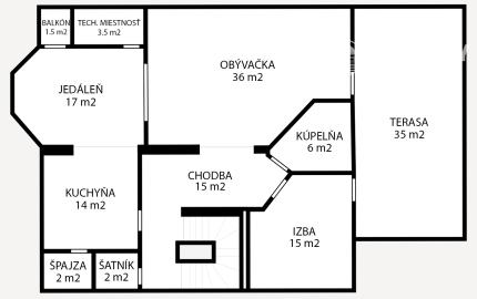 NEWDAY | NA PREDAJ 25-ročný rodinný dom s 2 bytovými jednotkami | 358 m2 úžitková plocha | 420 m2 pozemok | Partizánska - Trenčianske Teplice
