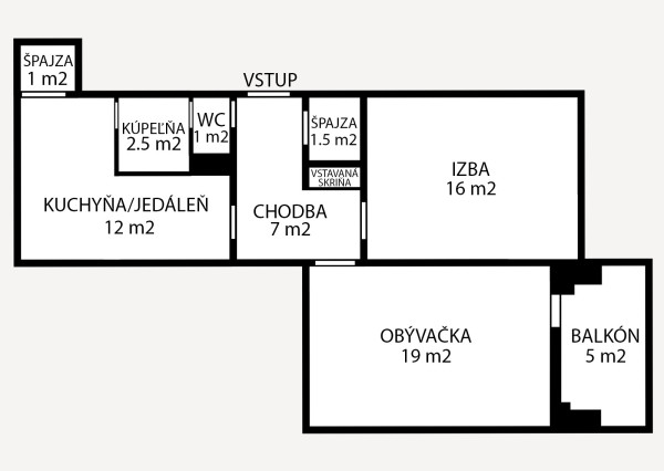 NEWDAY | NA PREDAJ 2-izbový byt | SNP - Nová Dubnica | 60 m2